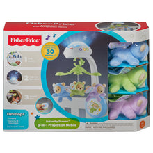 Load image into Gallery viewer, Fisher-Price Butterfly 3 in 1 Projector Mobile