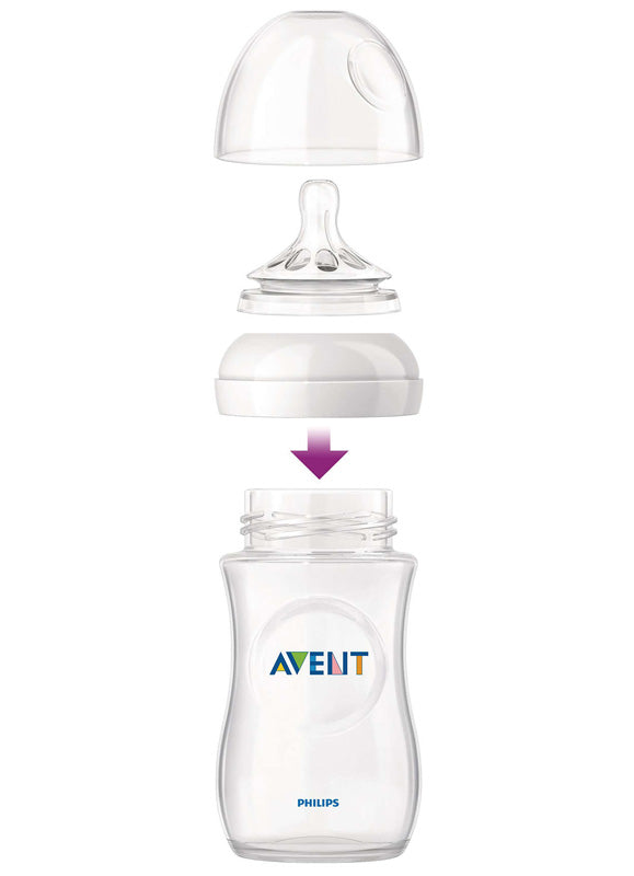 Philips Avent Natural Bottle 260ml 3Pk