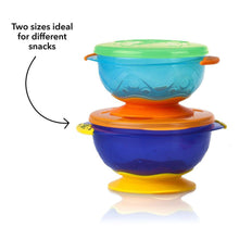 Load image into Gallery viewer, Nuby Stackable Suction Bowls 2Pk