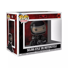 Load image into Gallery viewer, Funko POP! Rides: The Batman Selina Kyle on Motorcycle Vinyl Figure