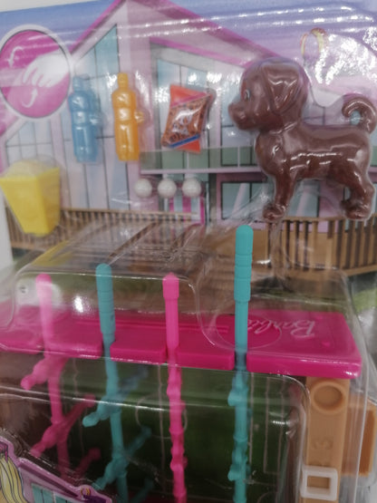 Barbie Mini Game Night Foosball Table Playset & Accessories