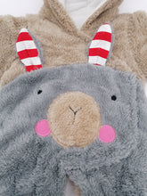 Load image into Gallery viewer, Cosy Fluffy Donkey Baby Suit With Hood 6 Months