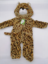 Load image into Gallery viewer, Cosy Soft Cheetah Baby Suit With Hood 6 to 12 Months
