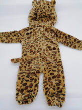 Load image into Gallery viewer, Cosy Soft Cheetah Baby Suit With Hood 6 to 12 Months