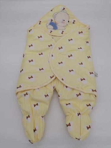 Swaddle Me Soft Padded Yellow Bear Blanket 6 Months