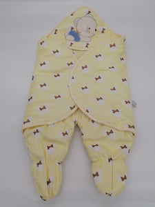 Swaddle Me Soft Padded Yellow Bear Blanket 6 Months
