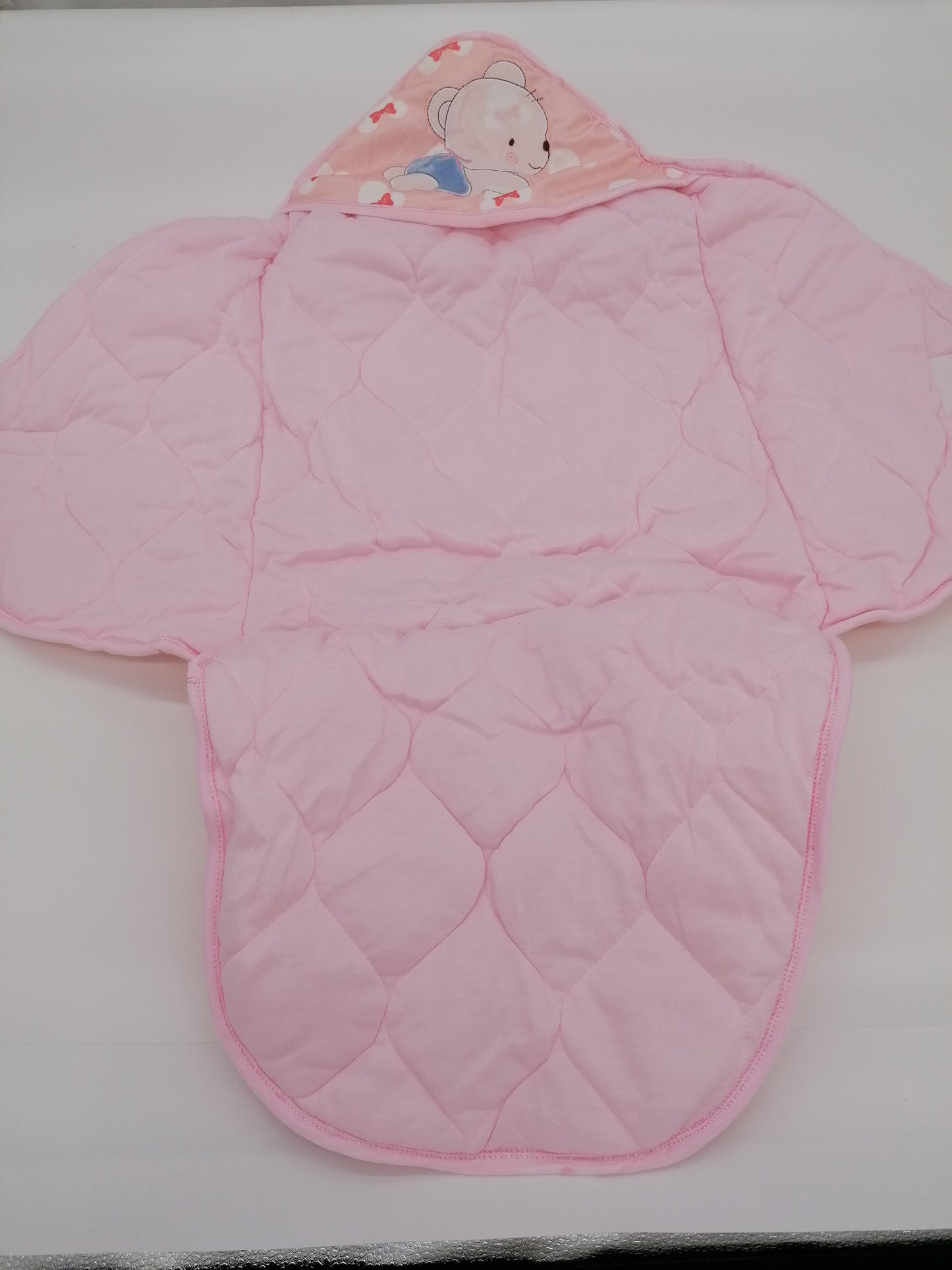 Swaddle Me Soft Padded Pink Bear Blanket 6 Months