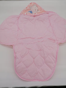 Swaddle Me Soft Padded Pink Bear Blanket 6 Months