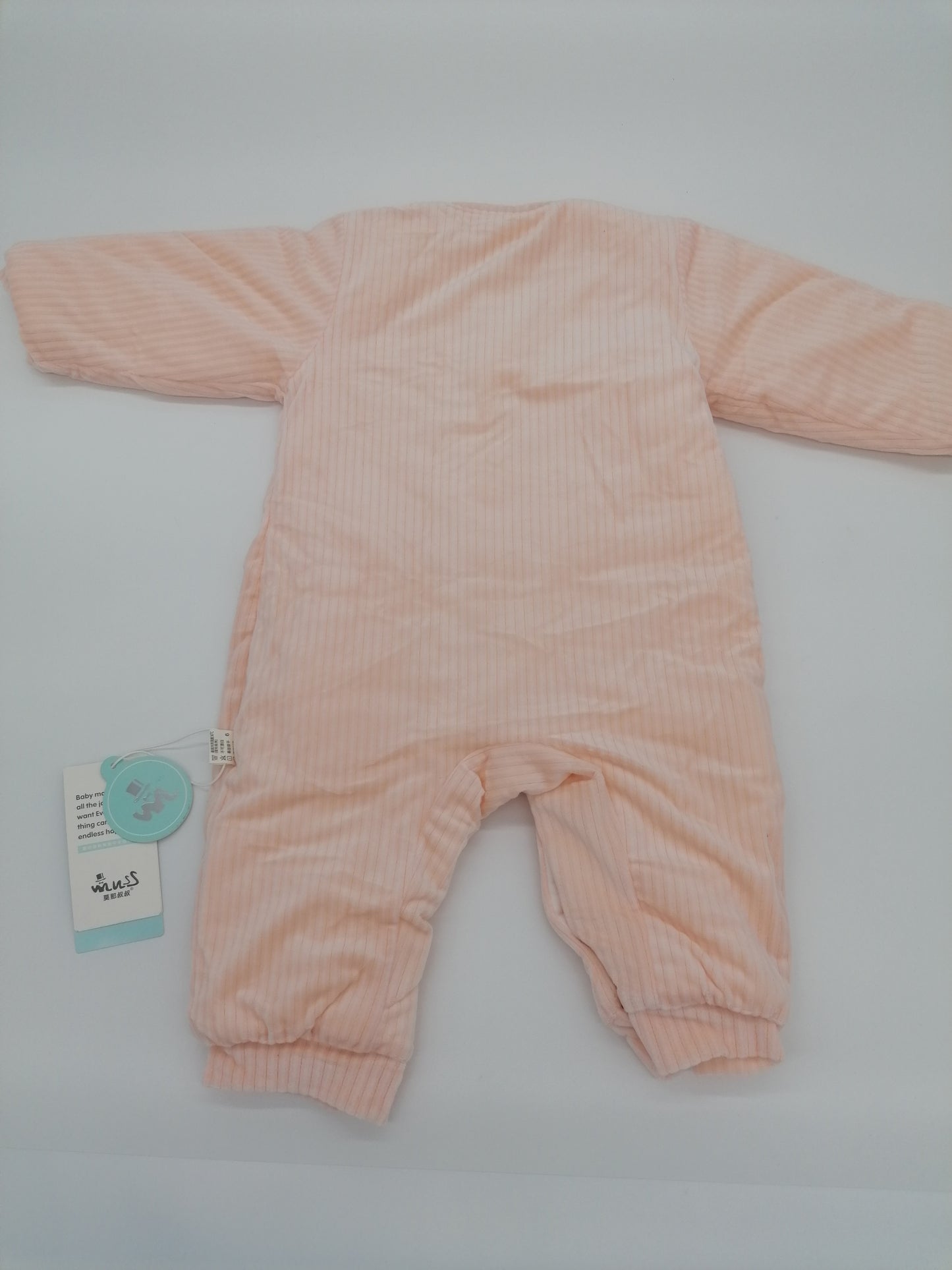 Girls  Polar Bear Romper Suit Peach 80/48