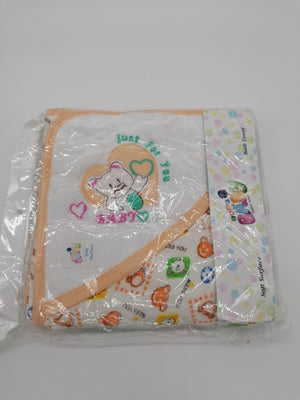 Baby Bath Towel Peach