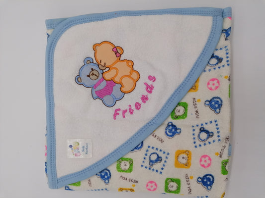 Baby Bath Towel Blue