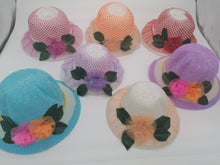Load image into Gallery viewer, Girls Sun Hats With Flowers