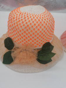 Girls Sun Hats With Flowers