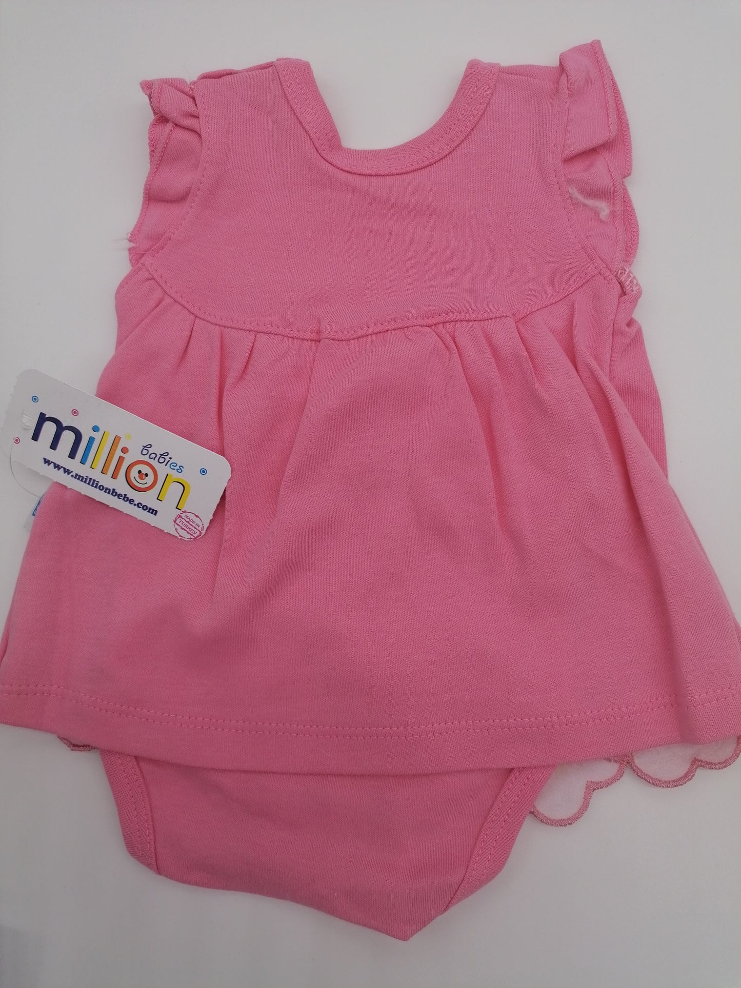 Million Babies Girls Pink Dress 4 Sizes