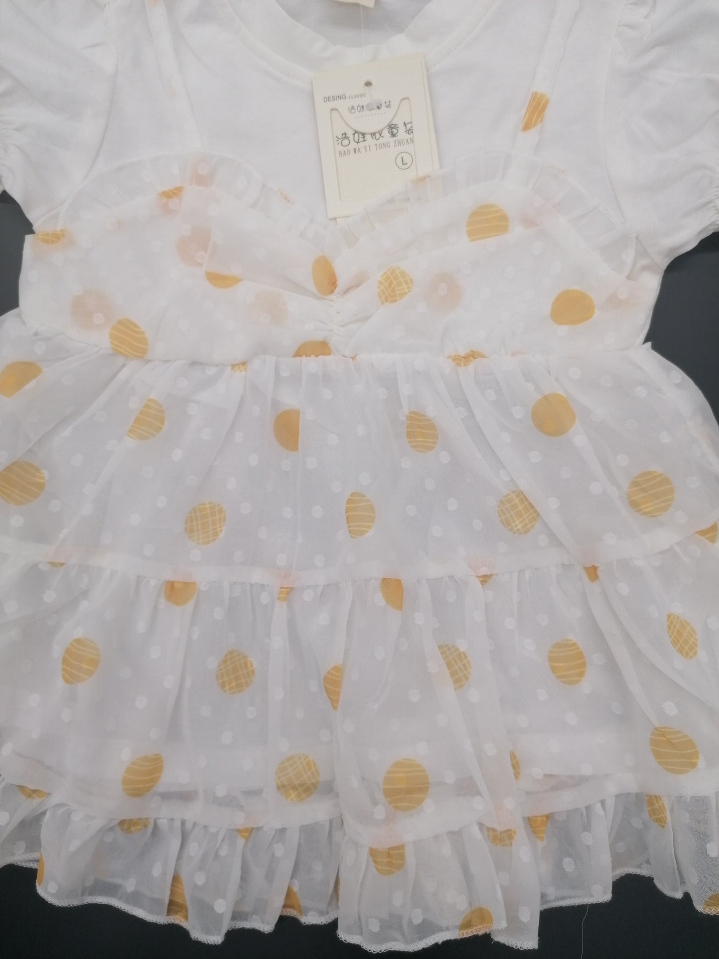 Stunning Baby Girls Spotted Dress 2 Sizes