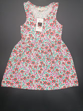 Load image into Gallery viewer, H&amp;M Girls Red Flowery Sleeveless Dress