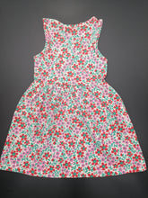 Load image into Gallery viewer, H&amp;M Girls Red Flowery Sleeveless Dress