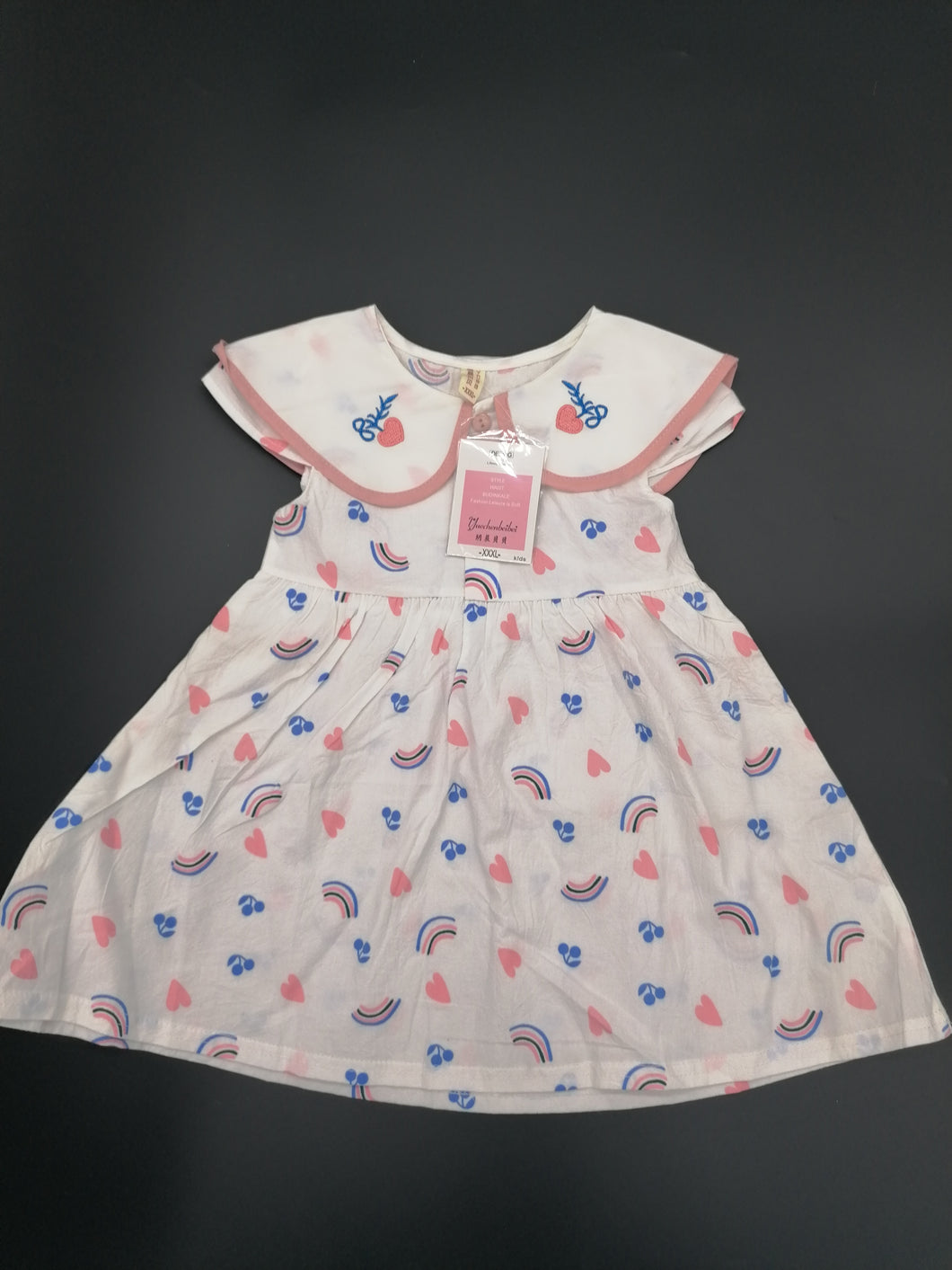Classic Shirley Temple Girls Cotton Dress