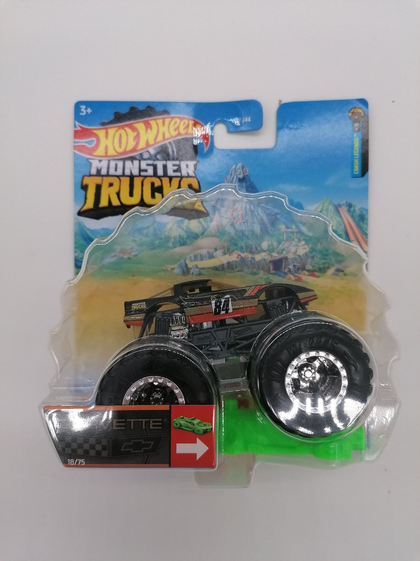 Hot Wheels Monster Trucks Corvette 1:64 Scale