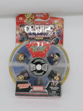 Load image into Gallery viewer, Ooshies Marvel Hologram XL 6 Pack Find Limited Edition Gold Plated Black Widow