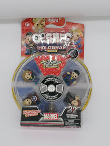 Ooshies Marvel Hologram XL 6 Pack Find Limited Edition Gold Plated Black Widow