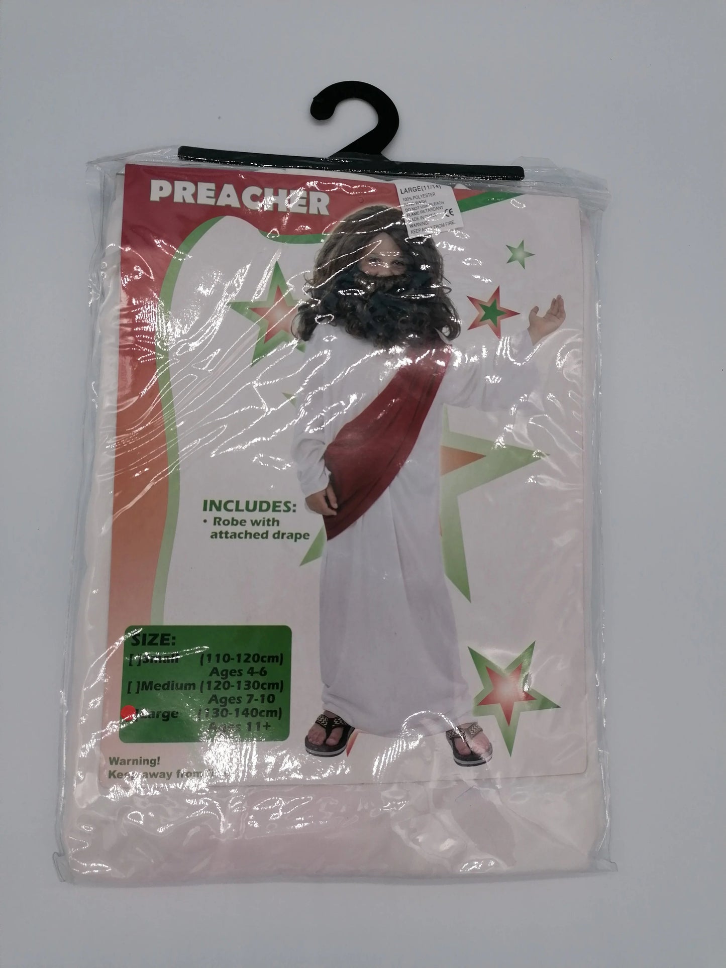 Costume For Children Roman/Greek God /Preacher/Jesus 3 Different Sizes