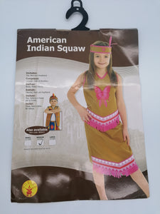 Rubies Costume For Children Indian Squaw Size 5 To 6 Years