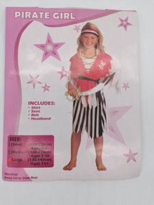 Spooktacular Costume For Children Pirate Ages 11 +(130-140cm)