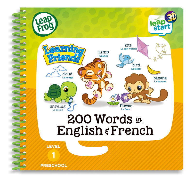 Leap Frog Learning Friends 200 Words in English & French