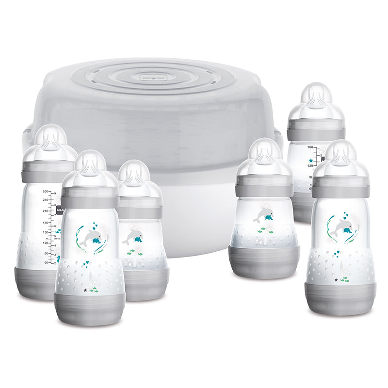 MAM Easy Start Bottle & Microwave Steriliser Set