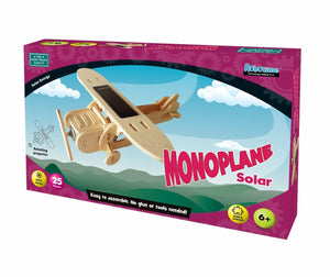 Solar  Monoplane 25 Pieces No Glue Or Tools Needed