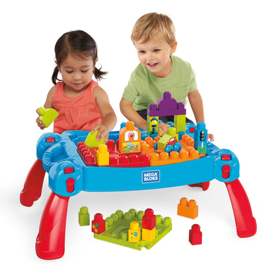 Mega Bloks Build & Learn Table Blue