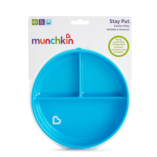 Munchkin Stay Put Suction Plate Blue