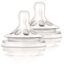 Load image into Gallery viewer, Philips Avent Natural Teat Newborn Flow 2Pk