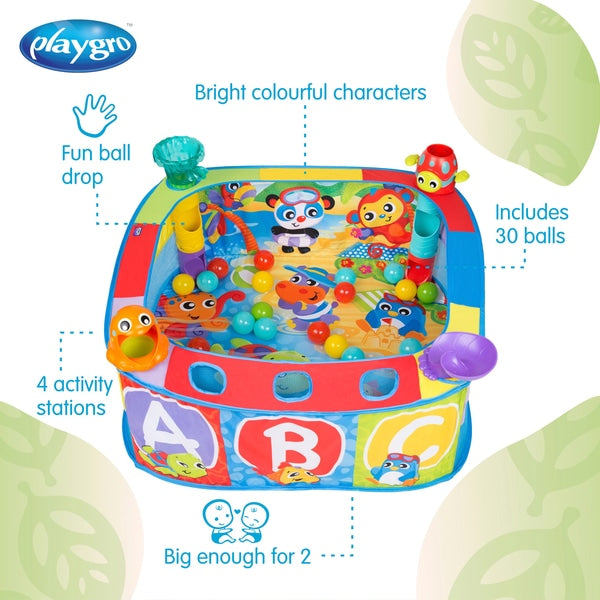 Playgro Grow 'n' Play Pop and Drop Activity Ball Pit