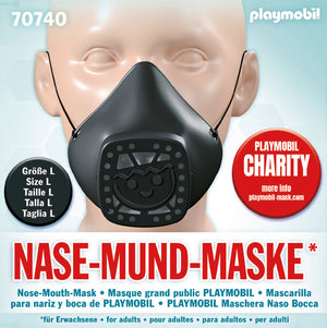 Playmobil Nose & Mouth Mask Large Black