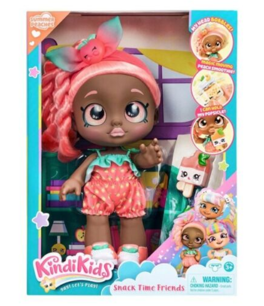 Kindi Kids Snack Time Friends Summer Peaches Toddler Doll