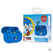 Load image into Gallery viewer, Sonic the Hedgehog True Wireless Earbuds Blue