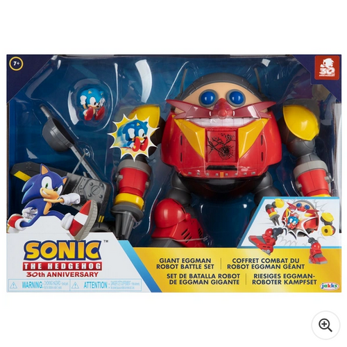 Sonic The Hedgehog – Giant Eggman Robot Battle Action Figure Set