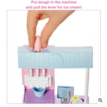 Load image into Gallery viewer, Barbie Ice Cream Shop Blonde Doll and Playset