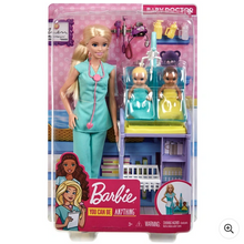 Load image into Gallery viewer, Barbie Careers Baby Doctor Playset