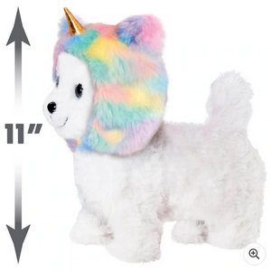 Barbie Walking Puppy with removable Unicorn Hood