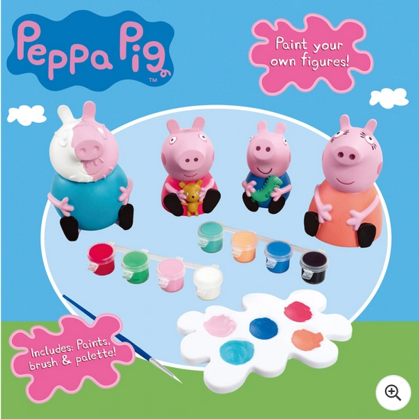 Peppa Pig Paint-Up Plaster Figures