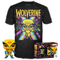 Funko POP! Marvel Tees X-Men - Wolverine (Blacklight) POP (Tee: Adult Size Medium)