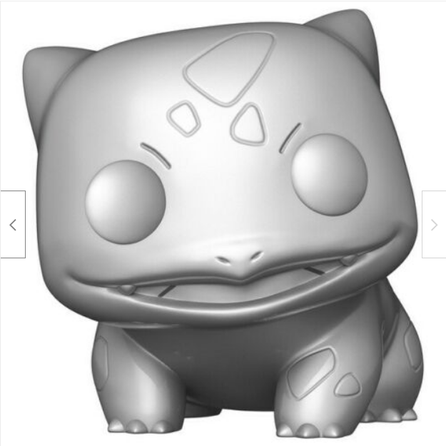 Funko POP! Vinyl: Pokémon Bulbasaur 25cm Silver Metallic Exclusive