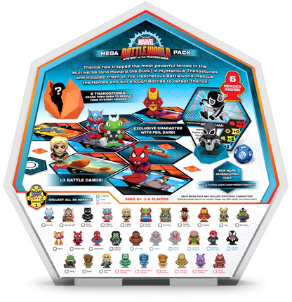 Marvel Battle World Mystery Of The Thanostones 6 Heroes And 13 Battle Cards