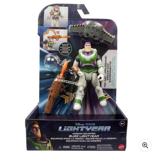 Disney Pixar Lightyear Mission Equipped Buzz Lightyear Action Figure