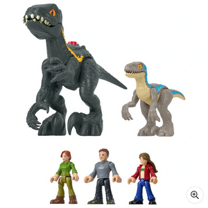Jurassic World Imaginext Final Confrontation Dinosaur and Figure Pack