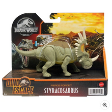 Load image into Gallery viewer, Jurassic World Fierce Force Styracosaurus Dinosaur Figure