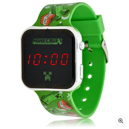 Minecraft Kids LED Watch